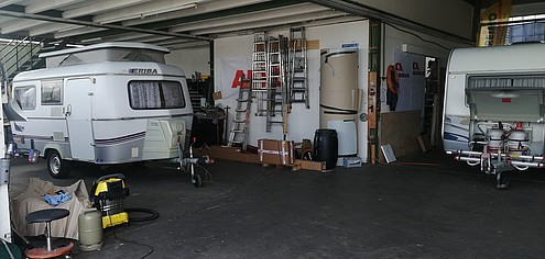 Werkstatt und Schreinerei von Wanner Caravaning Eigene Werkstatt, eigene Schreinerei: das Know-how und die Voraussetzungen für die barrierefreien Umbauten.