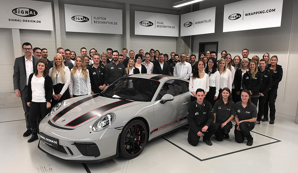 Team Signal Design Rund 70 Beschäftigte gehören zum Signal-Team um Markus Schäffler